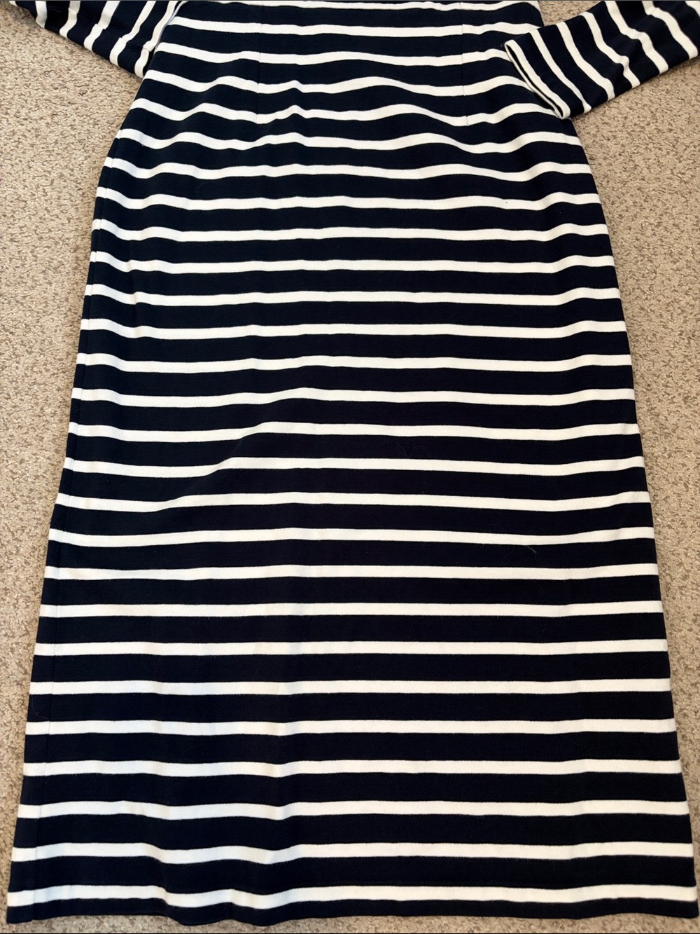 J. Crew Striped Midi Dress, 00 - Picture 3 of 14